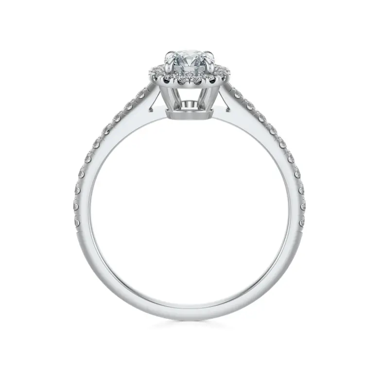 Pierścionek białe złoto z diamentami AJPZ_096